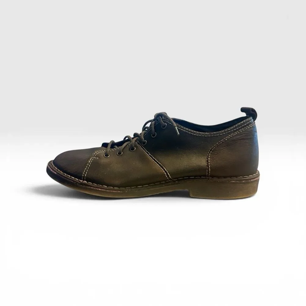 G.H. Bass Grayford Brown Leather Oxford Shoes Men’s 13D Comfort